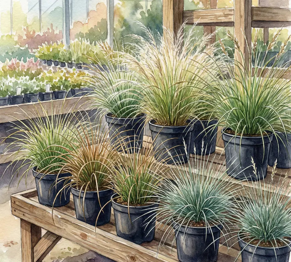 1L Ornamental Grasses — £4.50 each | Any 3 for £12.00