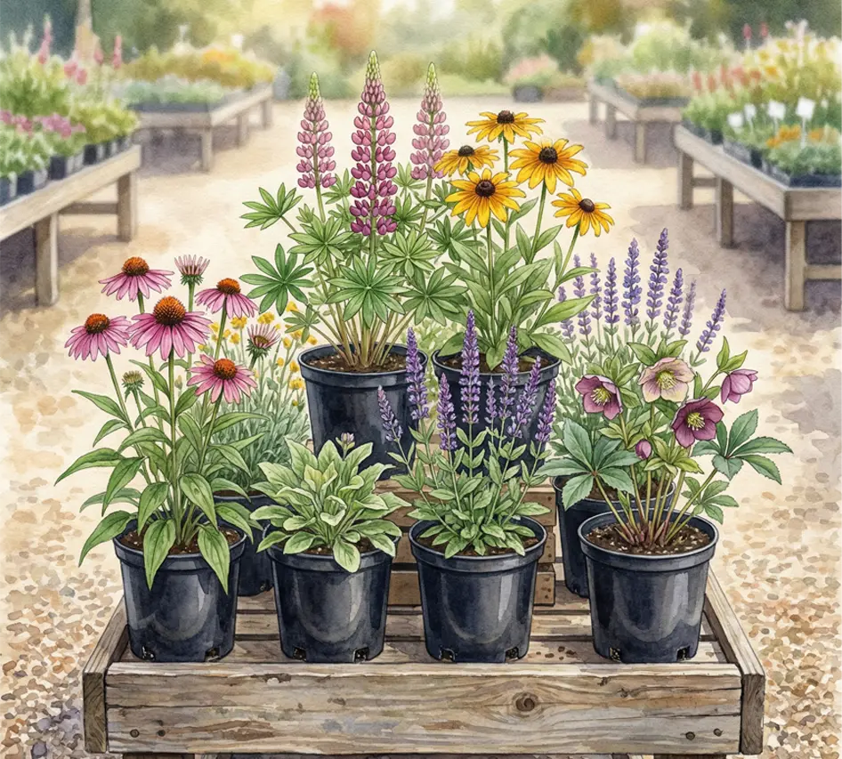 1.5L, 2L and 3L Perennials — £10.00 each | Buy any 2, get the 3rd free